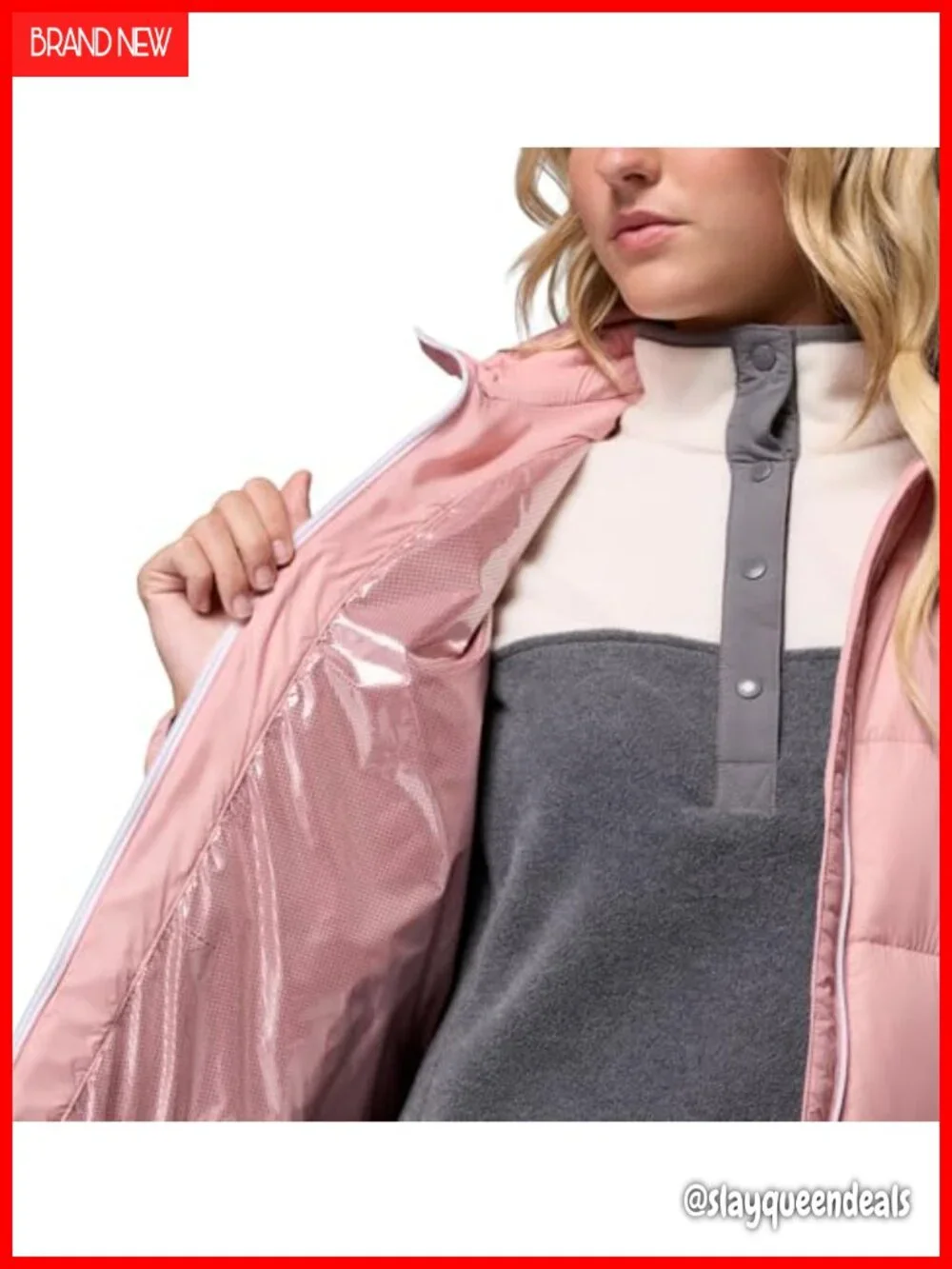 Women's Down Jacket with Omni-Heat Omni-Shield Turbodown 590 Fill Power